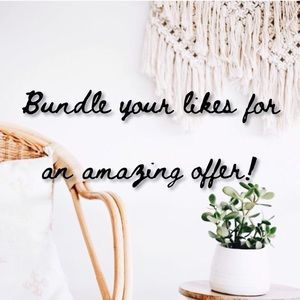 Bundle your likes! Make an offer, lets make a deal
